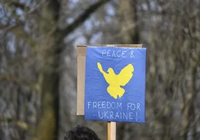 Demonstration für Frieden in der Ukraine | Foto: Katharina Pfuhl / fundus-medien.de